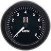 Autometer Stack Sport 88mm 0-8K RPM Tachometer - Black - ST100-08 Photo - Primary