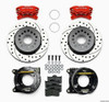 Brake Kit Rear GM 12 Bolt Drilled Red