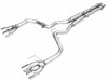 AWE 2024 Ford Mustang GT Fastback S650 RWD Track Edition Catback Exhaust w/ Quad Chrome Silver Tips - 3020-42650 Photo - Primary