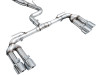 AWE 22-24 Audi 8Y S3 Track Edition Exhaust  - Chrome Silver Tips - 3020-42897 Photo - out of package