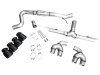 AWE MK8 Volkswagen Golf R 3in Track Edition Quad Exhaust - Diamond Black Tips - 3020-43658 Photo - out of package