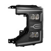 AlphaRex 20-22 Ford F-250/350/450 SD NOVA-Series LED Proj Headlights Bk w/Actv Light SeqSig & SBDRL - 880338 User 2