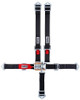 2X2 5-Way Latch & Link Harness BI/W/A Lap Belt
