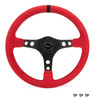 Ultrasuede Steering Wheel Race Red