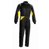 Suit Sprint Size 54 Blk Yellow Bootcut