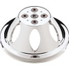 Polished SBC 1 Groove Upper Pulley