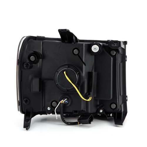 AlphaRex 07-13 GMC Sierra 1500 (No Clsc) LUXX-Series LED Proj HL Jet Blk w/Actv Lgt & Seq.Sig / DRL - 880097 User 1
