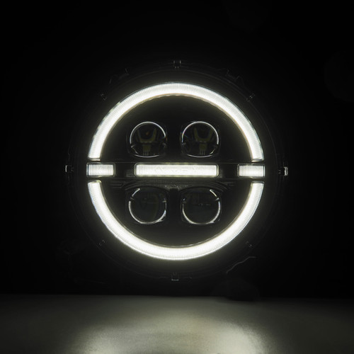 AlphaRex 18-23 Jeep Wrangler JL/Gladiator JT LED Proj Headlights Alpha-Blk w/ Activ Light/Seq Signal - 880867 User 8