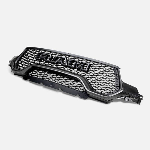 Anderson Composites 2021 Dodge RAM TRX Carbon Fiber Front Grille - Lower Trim - AC-GT21DGTRX-L User 1