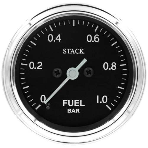 Autometer Stack 52mm 0-1 Bar M10 Male Pro Stepper Motor Fuel Pressure Gauge - Classic - ST3303C Photo - Primary