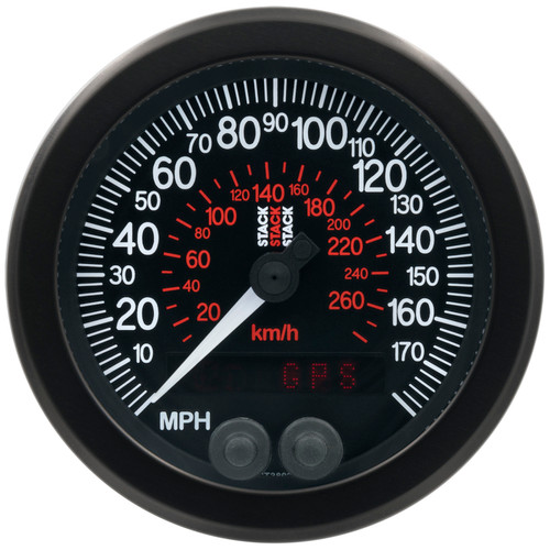 Autometer Stack Instruments 88mm 0-180 MPH 290 KM/H GPS Speedometer - Black - ST3803 User 4