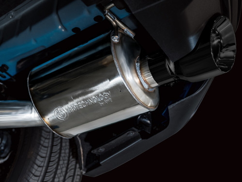 AWE 2024 Ford Mustang GT Fastback S650 RWD Touring Catback Exhaust w/ Dual Diamond Black Tips - 3015-33650 Photo - Mounted