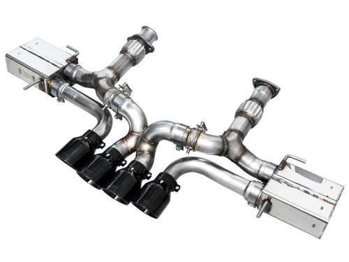 AWE 2023 C8 Corvette Z06 SwitchPath Cat-Back Exhaust - Diamond Black Tips - 3025-43906 Photo - Primary