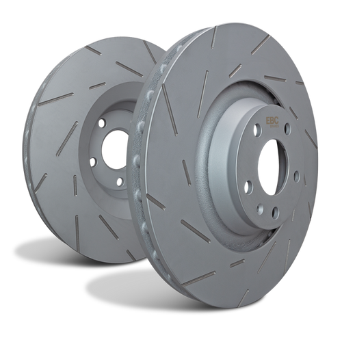 EBC 2021+ Tesla Model X Front USR Slotted Rotors - USR7904 User 1