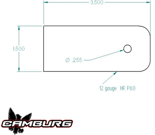 Camburg Black Fender Washer 10 Pack (aluminum washer bolt body clip 1/8in. tab) - CAM-040073 User 3