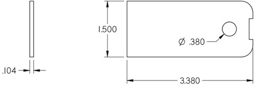 Camburg Black Fender Washer 10 Pack (aluminum washer bolt body clip 1/8in. tab) - CAM-040073 User 2