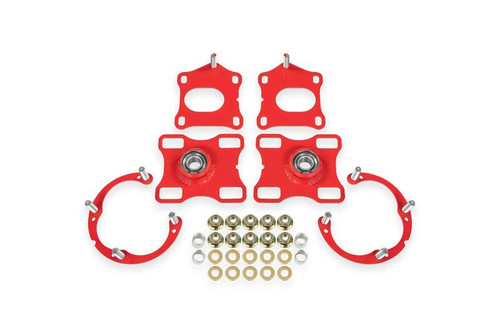 BMR Suspension 11-14 Ford Mustang Caster/Camber Plates - Red - WAK752R User 1