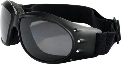 Bobster Cruiser Sunglasses Black W/Smoke Lens