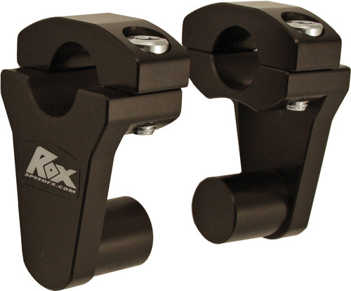 ROX Elite Series Pivot Handlebar Riser 2" (black) - 1R-P2SS