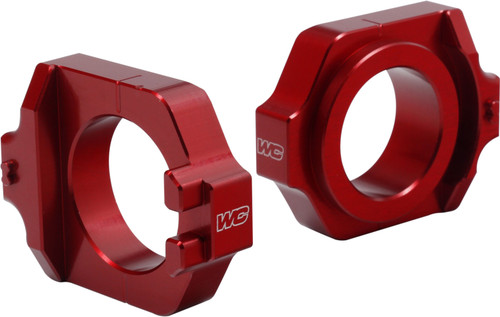 Works Axle Blocks Elite Hon Red - 17-205