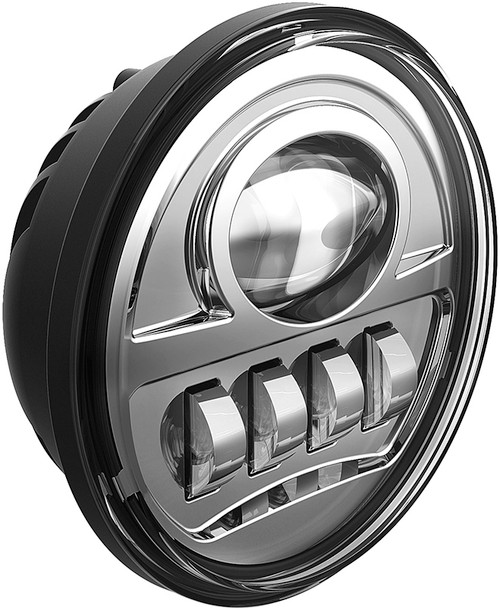 Pathfinder 4.5" Modern LED Passing Lamps Kit Chrome