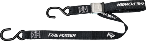 Fire Power 1.5" Tie-down Black 2/PK