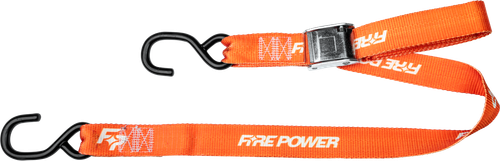 Fire Power 1.5" Tie-down Orange 2/PK