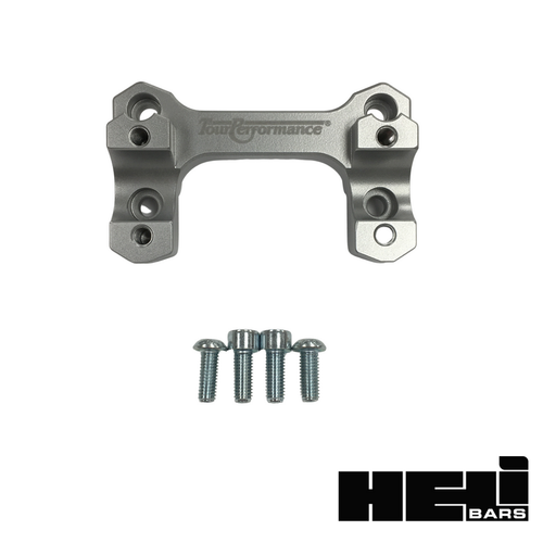 Helibars Handlebar Risers Silver BMW - HR05148