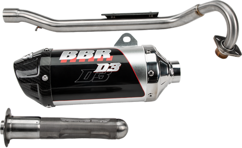 BBR D3 Exhaust System Hon - 240-HCF-1131
