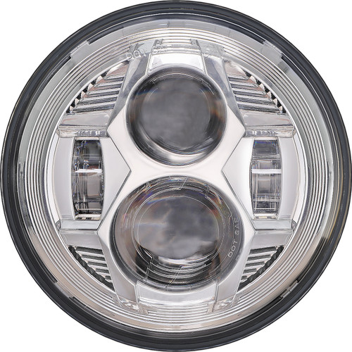 Pathfinder 7" LED Headlight Chrome