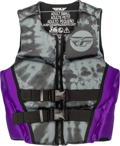 FLY Racing Wmn's Neoprene Flotation Vest Purple/grey/black XS