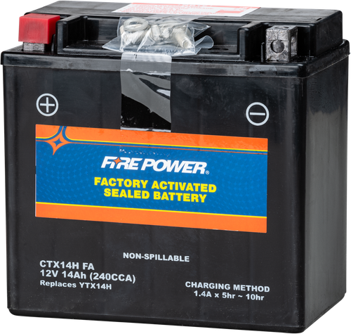 Fire Power Battery CTX14H Sealed Factory Activated