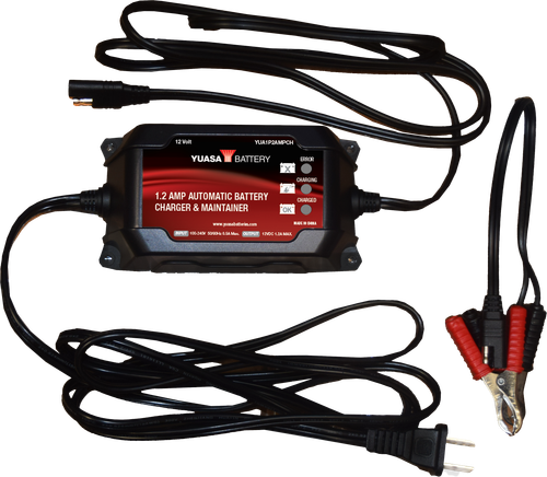 Yuasa 1.2 Amp Charger & Maintainer (12V)