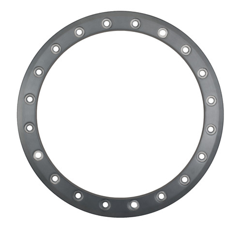 System 3 SB8-SB9 15" Beadlock Ring 10MM 20-HOLE Gloss Brushed Gry