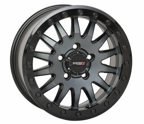 System 3 SB8 Wheel 15X7 5+2 (+38MM) 5/4.5 Matte Brushed Grey