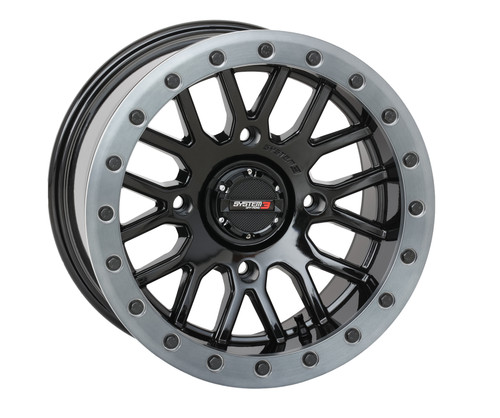 System 3 SB9 Wheel 15X9 5+4 (+10MM) 4/137 Gloss Black