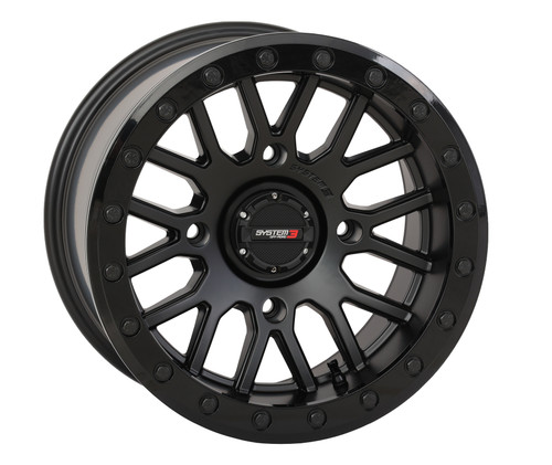 System 3 SB9 Wheel 15X9 5+4 (+10MM) 4/137 Matte Black