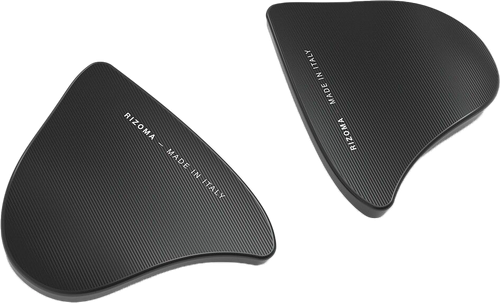 Rizoma Mirror Block Off Plates Pair Black Yam - ZYF041B