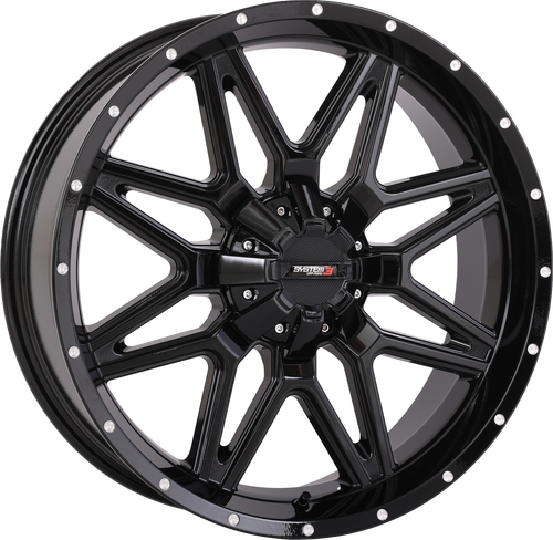 System 3 ST7 Wheel 20X7 4+3 (+10MM) 4/137 & 4/156 Gloss Black