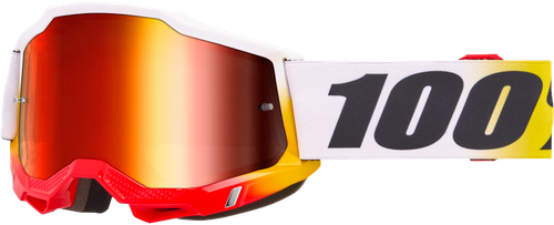 100-PERCENT Accuri 2 Goggle Torken Mirror Red Lens