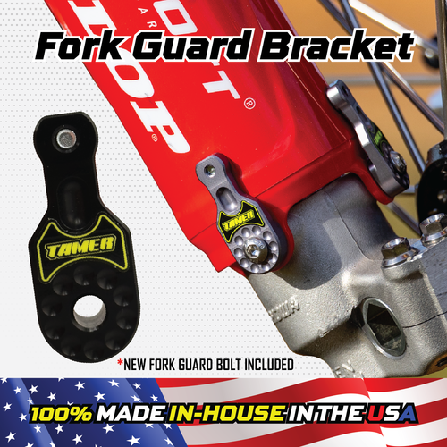 Tamer Fork Guard Bracket Singl Black - FGB-403