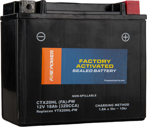 Fire Power Battery CTX20HL (fa)-pw Sealed Factory Activated