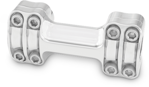 Burly Brand Reaper 1-1/2" Risers 1" Bar One Piece - Chrome