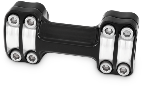 Burly Brand Reaper 1-1/2" Risers 1" Bar One Piece - Black Machined