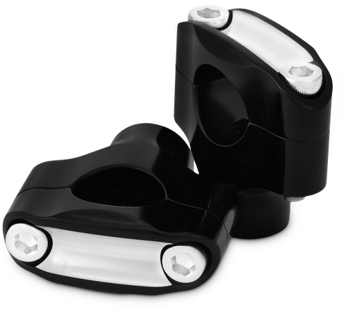 Burly Brand Reaper 1-1/2" Risers 1" Bar Set - Black Machined