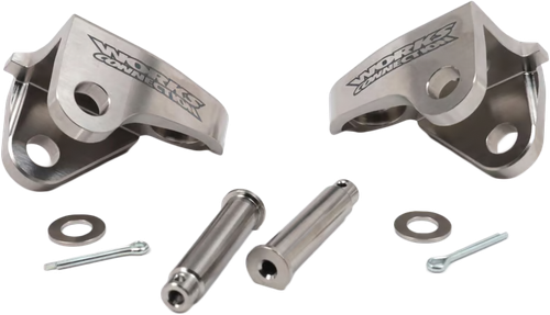 Works Foot Peg Mount Titanium CRF250/450