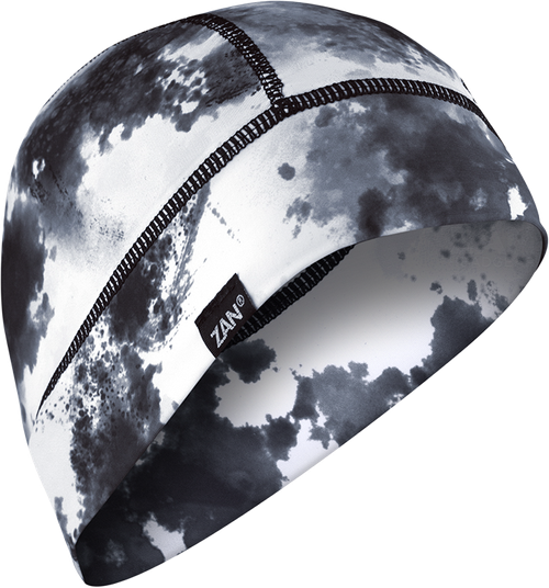 ZAN Archtech Liner/beanie Black & White Tie Dye
