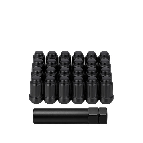 Sedona 12MMX1.50 Lock Style Lug 20/PK Lock Style Lug Nuts Blk