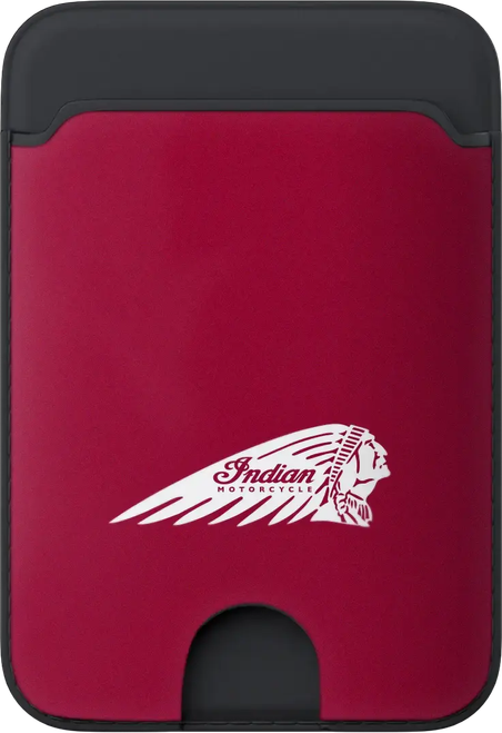 SP Connect Indian Card Wallet W/headdress Red W/Logo