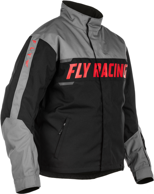 FLY Racing Outpost Float Jacket Red/grey/black Small